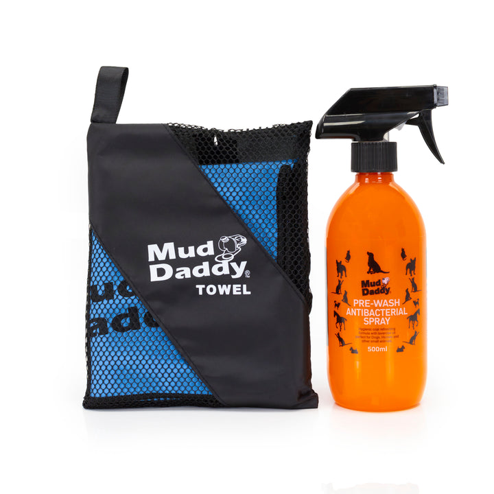 Mud Daddy® Dirty Paws Prewash and Towel