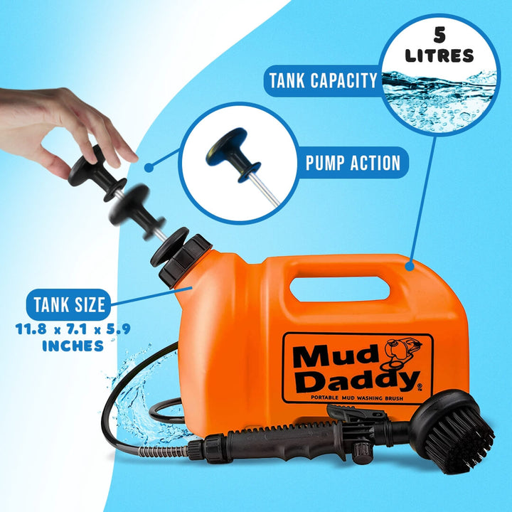 Mud Daddy® 5 Litre Original Portable Washing Device