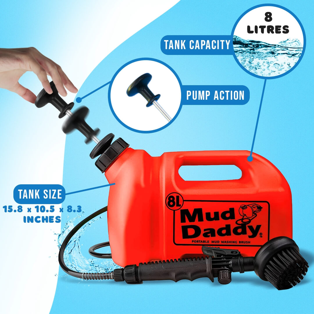 Mud Daddy® 8 Litre Original Portable Washing Device