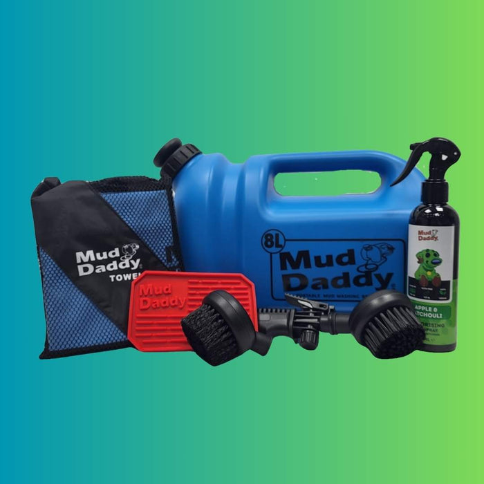 Mud Daddy® 5L or 8L Starter Bundle | Original | Portable Pet Washing Device | Muddy Walks | Grooming