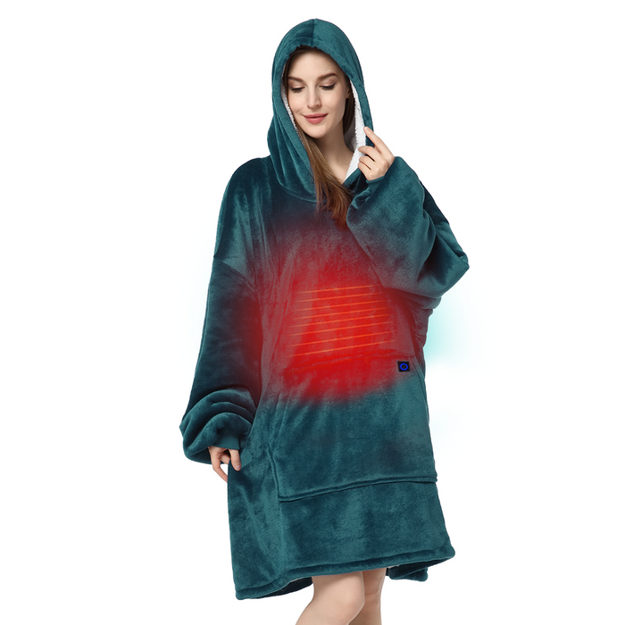 Warm Daddy®, the world's most versatile heated robe - Back & Front heated