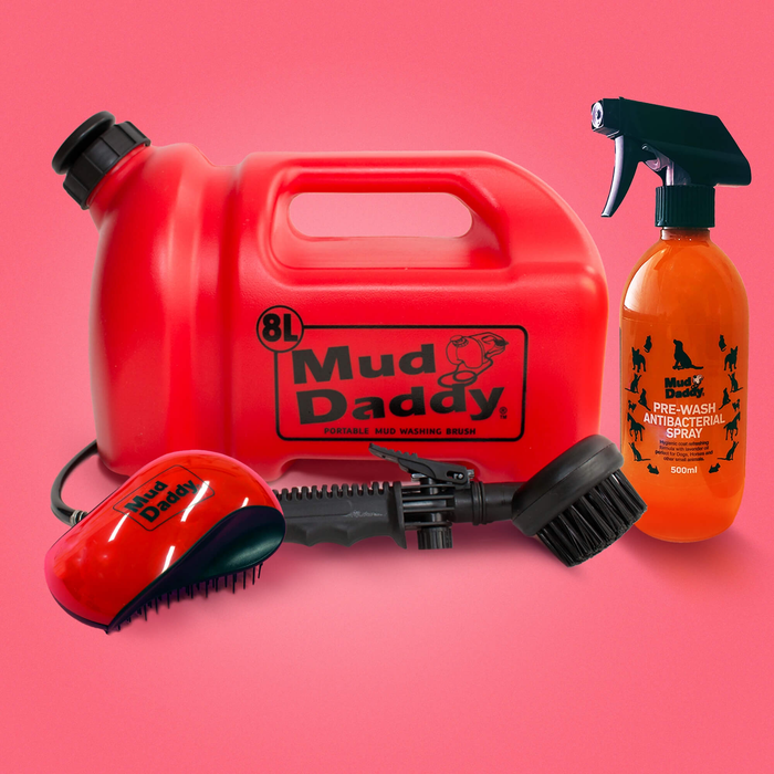 Mud Daddy® Grooming 5L or 8L  bundle | Original | Portable Pet Washing Device | Muddy Walks | Grooming