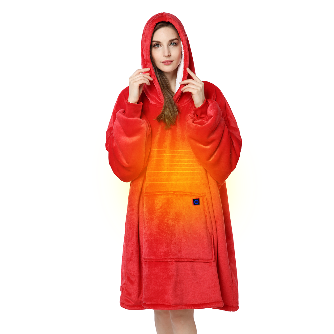 Warm Daddy® Full-Body Heated Robe (Front & Back)